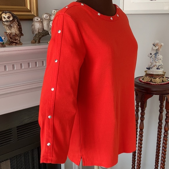 Rafaella knit 3/4 sleeve top - Picture 4 of 6